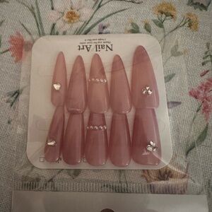 Pink Press-On Nails